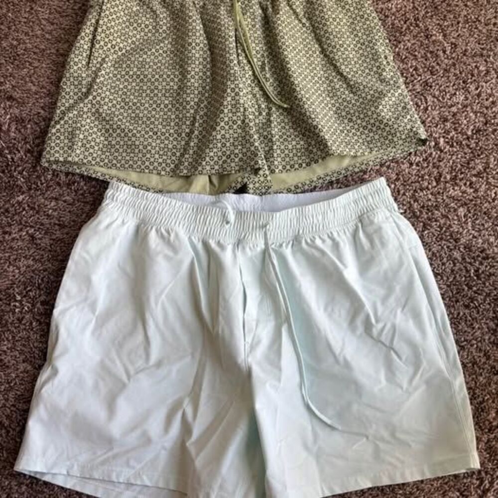 Lululemon Men's 5" Swim Short Bundle Lot of 2 Size XL Lined Board Trunks